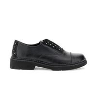 CafèNoir - Derby con detalles de estrás y tachuelas, para mujer, color negro, Negro , 36 EU