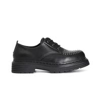 CAFèNOIR - Derby De Mujer con Micro Tachuelas En La Parte Delantera, para Mujer, Color Negro, Talla 36