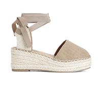 CAFèNOIR - Escote De Lona Con Cordones Esclavos, Para Mujer, Color Marrón, Talla 37