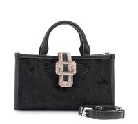 CAFèNOIR - Mini Bolso De Terciopelo Con Detalles De Piel Sintética, Para Mujer, Color Marrón, Talla Talla Única