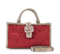 CafèNoir - Minibag de terciopelo con detalles de piel sintética, para mujer, talla única, multicolor, Talla única