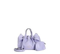 CAFèNOIR - Mini Bolso Tote Con Estampado De Volantes Y Correa De Hombro Extraíble, Para Mujer, Color Azul, Talla Talla Única