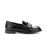 CAFèNOIR - Mocasines con Pinza Efecto Piel Cepillada, para Mujer, Color Negro, Talla 39