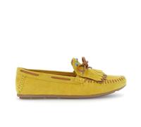CAFèNOIR - Mocasines De Ante con Flecos, para Mujer, Color Amarillo, Talla 37