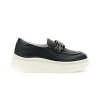 CAFèNOIR - Mocasines De Cuero con Bocado De Caballo, para Mujer, Color Negro, Talla 40