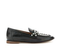 CAFèNOIR - Mocasines De Cuero con Tachuelas, para Mujer, Color Negro, Talla 40