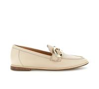 CAFèNOIR - Mocasines De Piel con Hebilla Dorada, para Mujer, Color Beige, Talla 38