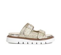 CAFèNOIR - Regleta de doble hebilla con trenzado, para mujer, color platino, Platino, 36 EU