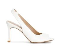 CafèNoir - Sandalia con cordón en la parte trasera de piel, para mujer, Hueso, 36 EU