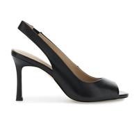 CAFèNOIR - Sandalia De Piel Con Cordones En La Parte Trasera, Para Mujer, Color Negro, Talla 37