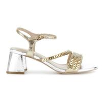 CAFèNOIR - Sandalias Gilda Con Pedrería, Para Mujer, Color Gris, Talla 39