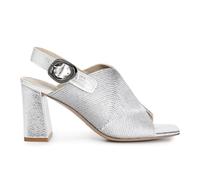 CAFèNOIR - Sandalias Sabot Con Cordones En La Parte Trasera Y Bordado De Cordón, Para Mujer, Color Gris, Talla 40