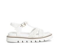 CAFèNOIR - Sandalias t Con Trenzado Blanco, Para Mujer, Color Blanco, Talla 37