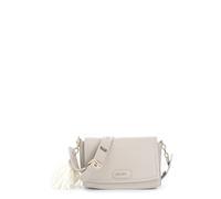 CAFèNOIR - Solapa Con Gran Dije De Flor De Tela, Asa Con Hebilla Normal, Para Mujer, Color Marrón, Talla Talla Única