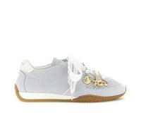 CAFèNOIR - Zapatillas De Running con Cordones Y Gamuza Perforada, para Mujer, Color Azul, Talla 36