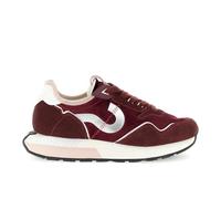 CAFèNOIR - Zapatillas De Running De Terciopelo con Inserciones De Ante, para Mujer, Color Rojo, Talla 36