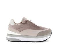 CAFèNOIR - Zapatillas De Running De Terciopelo Y Piel, para Mujer, Color Gris, Talla 41