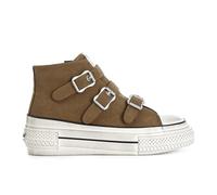 CAFèNOIR - Zapatillas Deportivas De Caña Media con Tres Hebillas para Mujer, para Mujer, Color Marrón, Talla 39