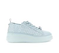 CAFèNOIR - Zapatillas Deportivas De Piel Revestida Y Grosgrain Tejido, para Mujer, Color Azul, Talla 35