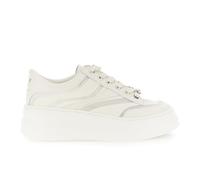 CAFèNOIR - Zapatillas Deportivas De Piel Revestida Y Malla, para Mujer, Color Blanco, Talla 40