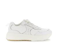 CAFèNOIR - Zapatillas Deportivas En Tejido Y Piel Revestida, para Mujer, Color Blanco, Talla 37