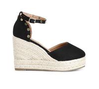 CAFèNOIR - Zapatos De Microfibra Con Tachuelas, Para Mujer, Color Negro, Talla 37