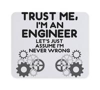 CafePress - Trust Me, I 'm un ingeniero Funny - Goma antideslizante alfombrilla de ratón, alfombrilla de ratón para juegos