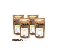 Cafés El Criollo | Origen Colombia | Café en GRANO de Especialidad 1Kg | 100% Arábica | Specialty Coffee 83,5 puntos SCA | Tueste Natural y Artesanal | Finca Pico Cristóbal | Pack 4x250g 1kg