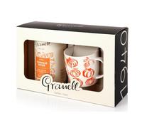 Cafés Granell · 1940 - Caja Regalo Pumpkin Spice: Café Molido en Lata Reutilizable + Taza Mug de Calabazas.