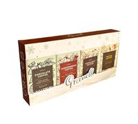 Cafés Granell - Pack Regalo Navidad Cafés de Aroma (Chocolate, Gingerbread, Avellana y Toffee) | 100% Arábica, Tueste Natural, Sin Gluten ni Azúcares Añadidos - 4x250g