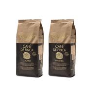 CAFES GUILIS DESDE 1928 AMANTES DEL CAFE Café de Colombia en Grano pack de 2 kg - 100% Arábica, Tueste Natural, Finca Mocatán, Aroma Intenso y Sabor Equilibrado