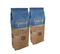 CAFES GUILIS DESDE 1928 AMANTES DEL CAFE Café Descafeinado en Grano Pack 2 kg - Mezcla Intensa - Tueste Natural - Aroma Rico y Sabor Equilibrado