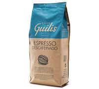 CAFES GUILIS DESDE 1928 AMANTES DEL CAFE Café en Grano Descafeinado 100% Arábica 1 Kg - Tueste Natural, Sabor Espresso, Aroma Suave y Equilibrado