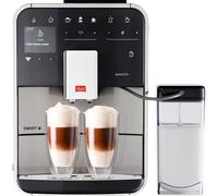 Melitta Barista T Smart F830-101, Cafetera Superautomática con Molinillo Silencioso, Bluetooth, Pantalla Táctil, 18 Recetas, 15 Bares, Plata