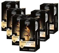 Cafet para Cremesso, Crema Leggero 96 cápsulas (6 x 16 cápsulas)