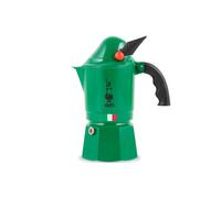 Cafetera Italiana Bialetti Moka Break Alpina 3 tazas aluminio verde