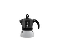 Cafetera Bialetti, Modelo 0006932 MOKA INDUCCIÓN, Cromo Y Negro, Para Café