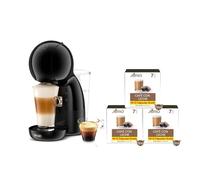 CAFETERA CAPSULAS Dolcce Gusto Krups Piccolo XS KP1A3B - incluye 48 unidades de capsulas de café JURO