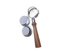 Cafetera, Compatible Con EXPOBAR/ROCKET/FAEMA/ECM/ROYAL/WEGA, Filtro Portafiltro E61 Sin Fondo Hueco De 58 Mm Con Cesta De 9 G, 18 G Y 22 G.(Silver B)