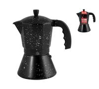 Cafetera De Aluminio Inducción Decoración Stone 9 Tazas Home