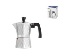 Cafetera De Aluminio Officine Standard Diamantada 2 Tazas