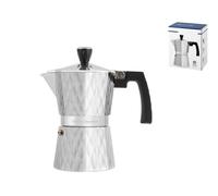 Cafetera De Aluminio Officine Standard Diamantada 3 Tazas