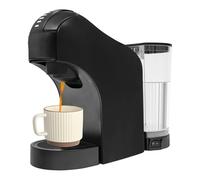 Cafetera de cápsulas de 1400 W, 7 velocidades, 20 bar, con depósito de agua de 800 ml, para oficinas, casas, bares lounge