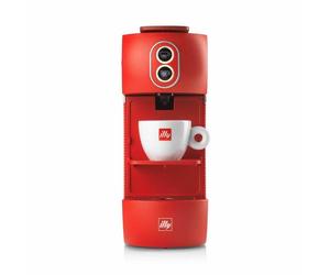 Cafetera de Cápsulas ILLY 23522 1L 19 Bares Rojo preparación espresso y café largo