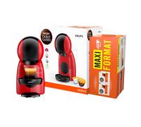 Cafetera de cápsulas KRUPS DOLCE GUSTO Piccolo XS YY5129FD rojo + 60 cápsulas de regalo