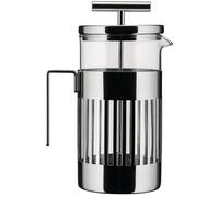 Alessi 9094/3 - Cafetera de Design a Filtro-Presión o Para Infusiones en Acero Inoxidable 18/10 Brillante y Vidrio Resistente al Calor, 3 Tazas