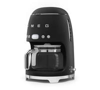 Cafetera de filtro Smeg DCF02BLMEU 1,4L 1050W Negro mate pantalla LCD 10 tazas