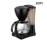 Cafetera de goteo 6 tazas 550w 16,5x12,5x24cm edm