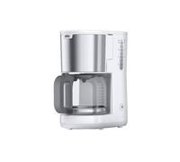Cafetera de Goteo Braun KF1500WH 10 tazas 1000W Autoapagado AromaCarafe Filtro extraíble