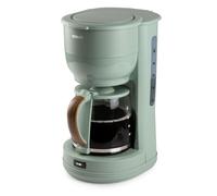 Cafetera de Goteo Domo Wood You DO755K 1,25 L 10 Tazas Antigoteo Verde